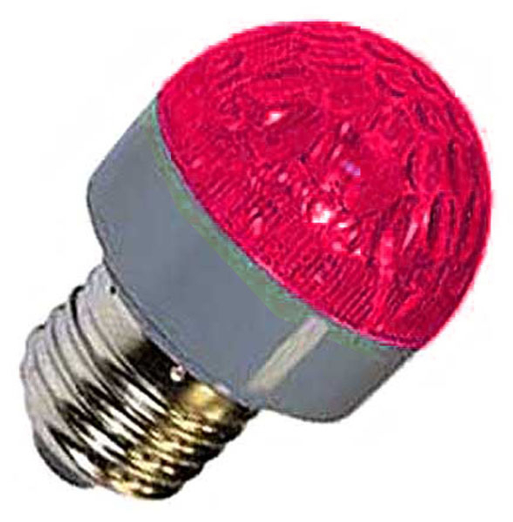 Лампа светодиодная 0.6W R42 E27 - цвет в ассортименте