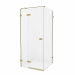 Душевой уголок NEW TRENDY AVEXA GOLD BRUSHED 120x90 стекло прозрачное/профиль золото