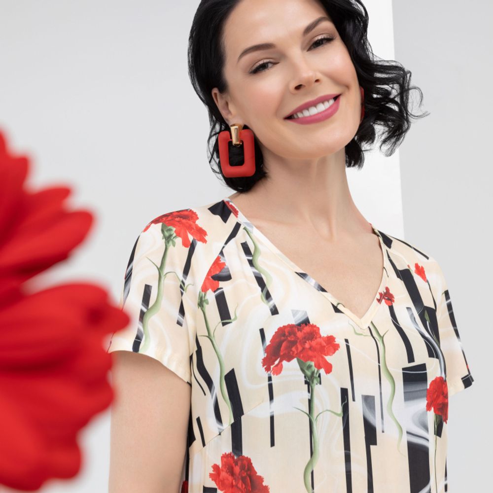 Платье Воздушная стихия (цветочная феерия) Charutti (Акция)