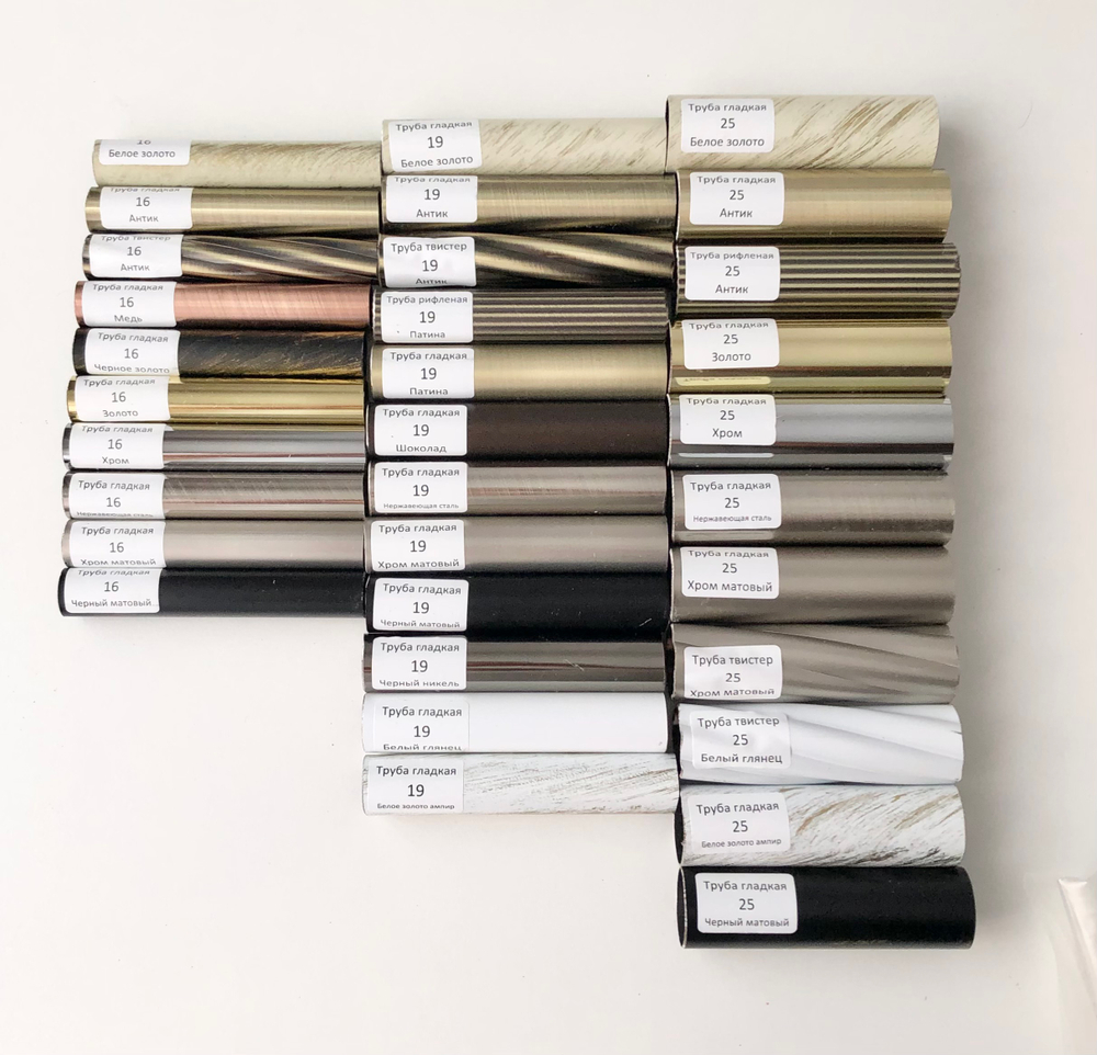 Наконечники Ксантос для кованых карнизов d19, цвет черный никель