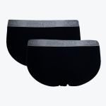 Мужские трусы слипы черные набор из 2-х штук Tom Tailor 70248/6061 9308