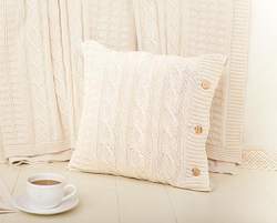 Элитный плед -покрывало Imperio 233 экрю от Luxberry - Португалия