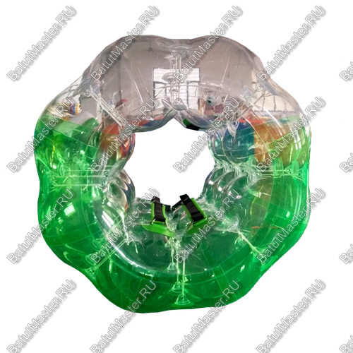 Бампербол «Двухцветный» ПВХ, диаметр 1 м