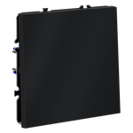 Перекрестный переключатель встраиваемый VOLTUM S70 одноклавишный 10А, (графит)