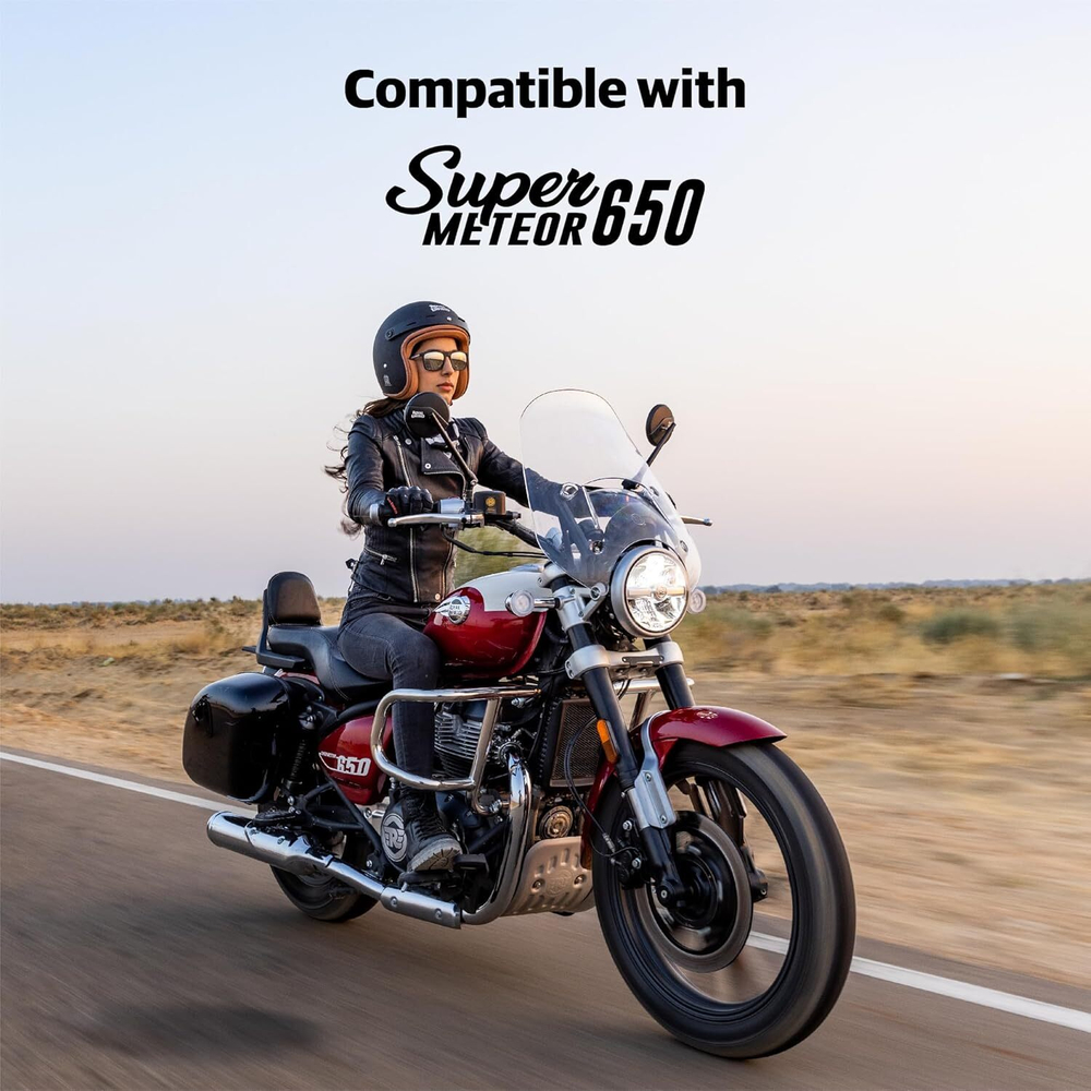 Боковые кофры жёсткие Royal Enfield Black Premium Long Haul Panniers - KXA00254