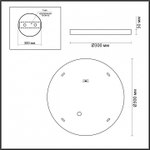Накладной светильник Odeon Light Bergi 5079/24L