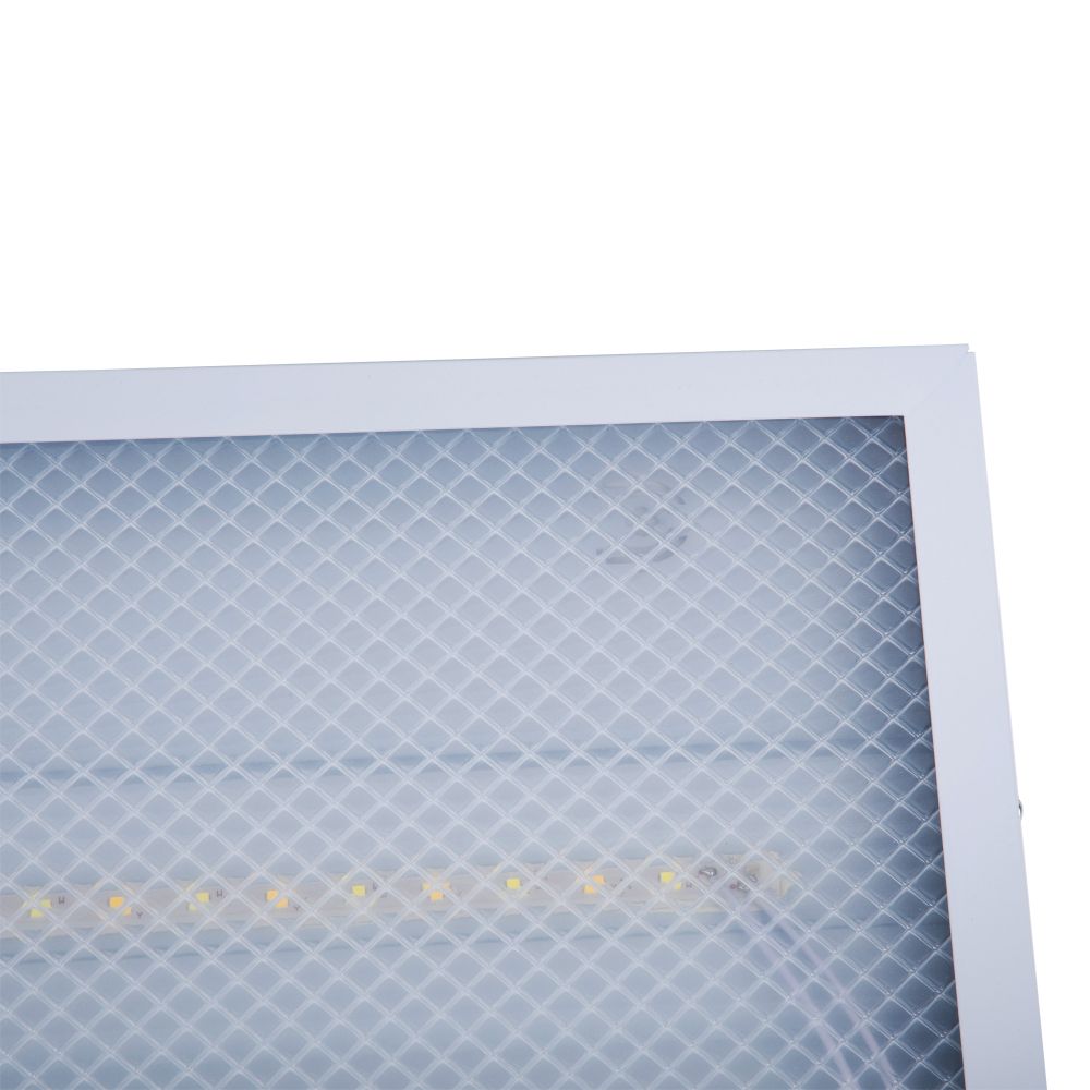 ULP-Q115 6060-36W-4000K+6500K WHITE Светильник светодиодный потолочный универсальный. Белый свет4000K-Холодный свет5000К-Дневной свет6500K. Рассеиватель призма. Встроенный и-п. Корпус белый. ТМ Volpe