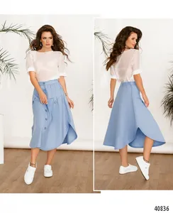 Юбка 2017-голубой Minova