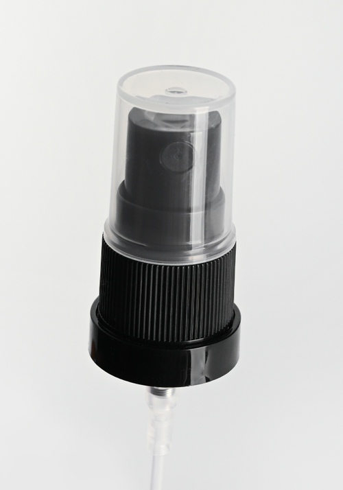 Спрей 18/410 черный с КПВ в комплекте с прозрачным колпачком