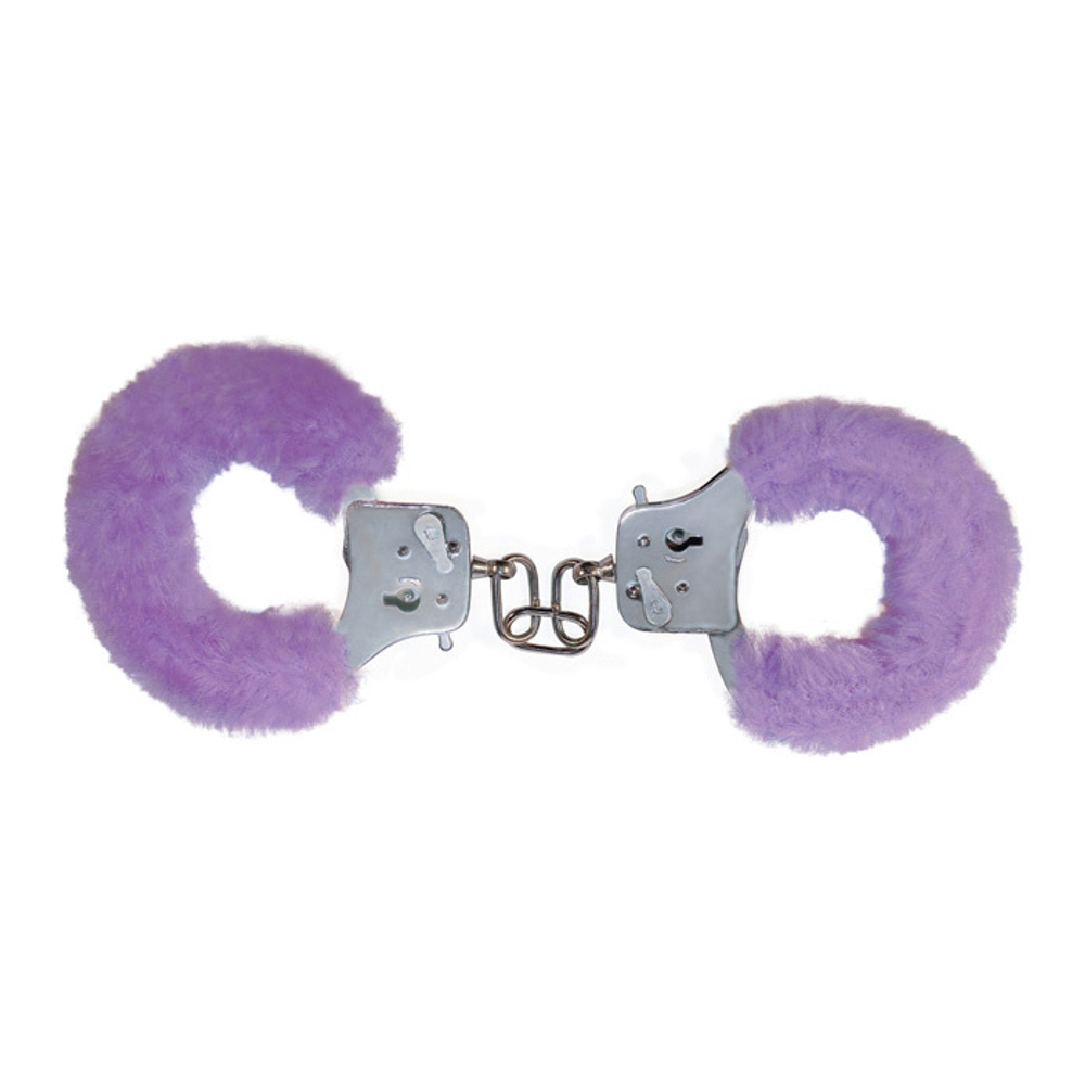 Меховые наручники FURRY FUN CUFFS PURPLE PLUSH