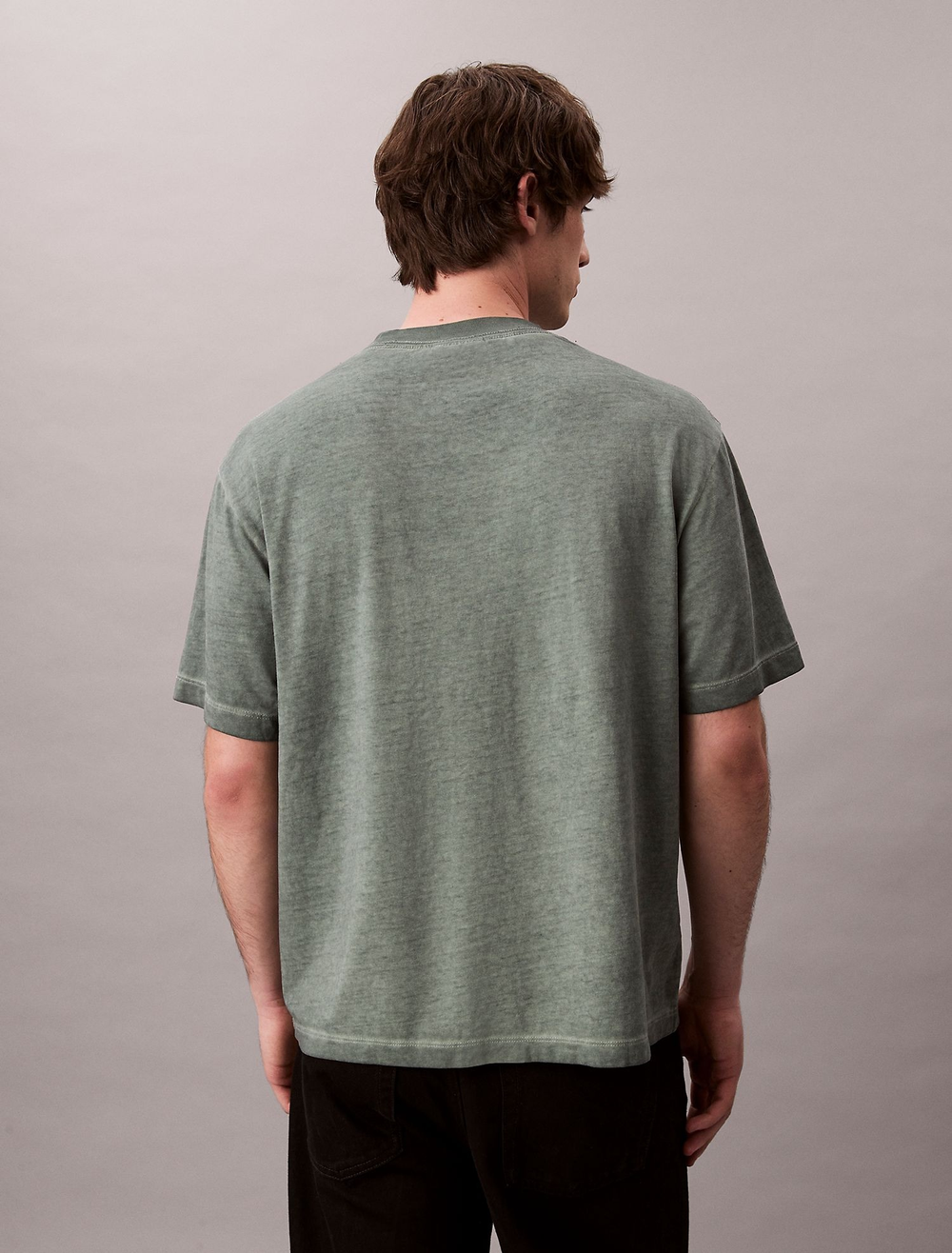 Футболка Calvin Klein Faded Dye Logo Graphic Classic Tender Greens