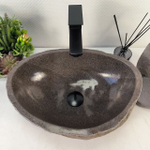 Раковина из речного камня RS-65206 45*32*15 0856