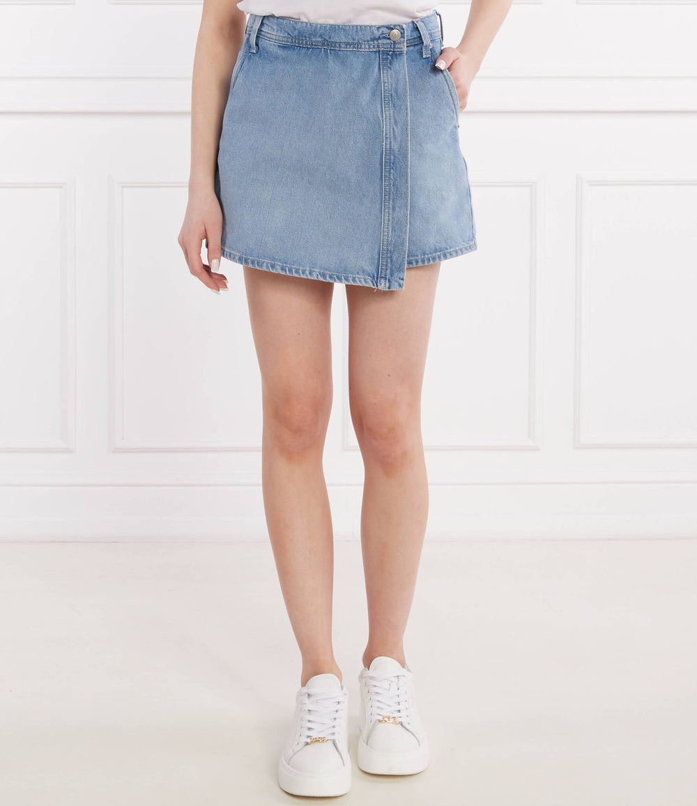 Джинсовые юбка-брюки Pepe Jeans London - голубой(PL801123)