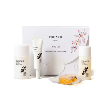 Мини-набор уходовой органической косметики RUHAKU Trial Set