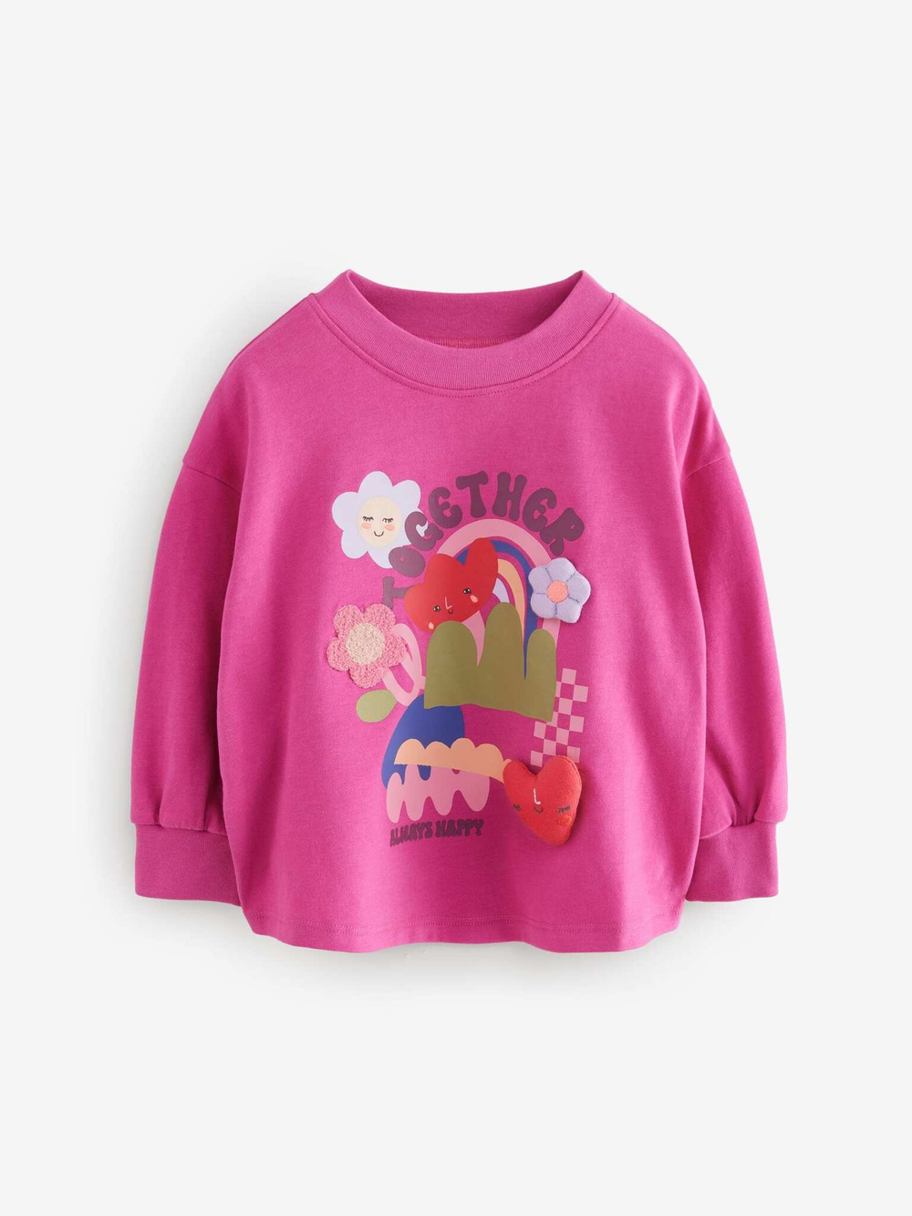 Толстовка для девочки Next E13-713, Фуксия