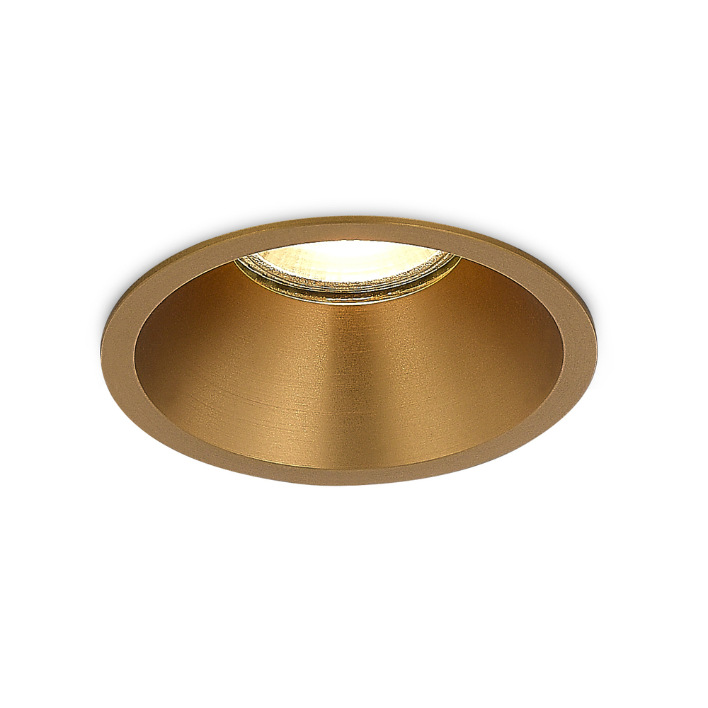 Светильник встраиваемый MUNICH под лампу GU10,  цвет шлифованная бронза,  D82xH57, 2,  IP20