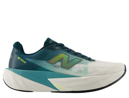 Мужские беговые кроссовки New Balance FuelCell Rebel v5 M бирюзово-белые