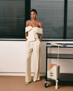 Брюки из масляной шерсти