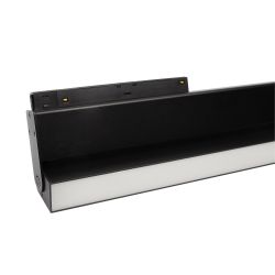 ULB-M80-22W-4000K-35 BLACK Светильник-прожектор линейный светодиодный трековый. Для магнитных шинопроводов. 2000 Лм. Белый свет 4000К. Черный. ТМ Uniel