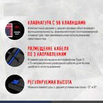Клавиатура  A4Tech Bloody S98 Sports Navy BLMS Plus