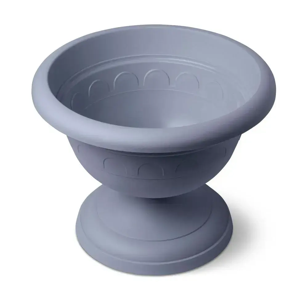 Вазон низкий Колывань 2л д22см серый (комплект 18 шт)