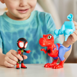 Hasbro Spidey and the Super Buddies - Spidey-Rex и Miles Morales 2-PAK Figurines G0124 / артикул   F9482 G0124  / GTIN 5010996234841
