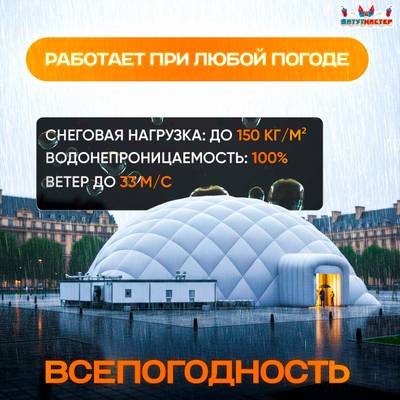 Крытый манеж для футбола Игровое пространство, 45x24x9 м