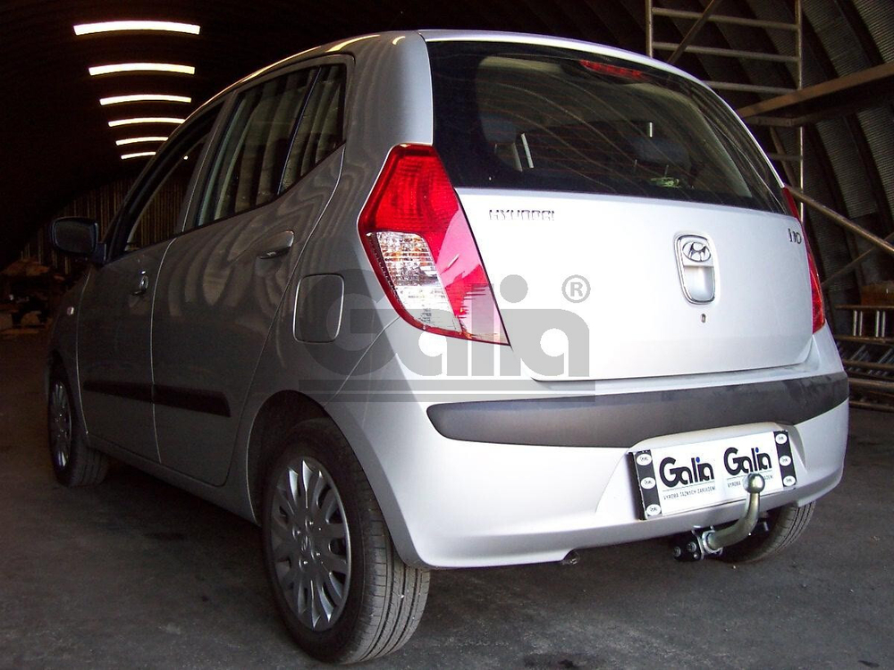 Оцинкованный фаркоп на Hyundai i10 2008-2013 (без электрики), Galia H075C