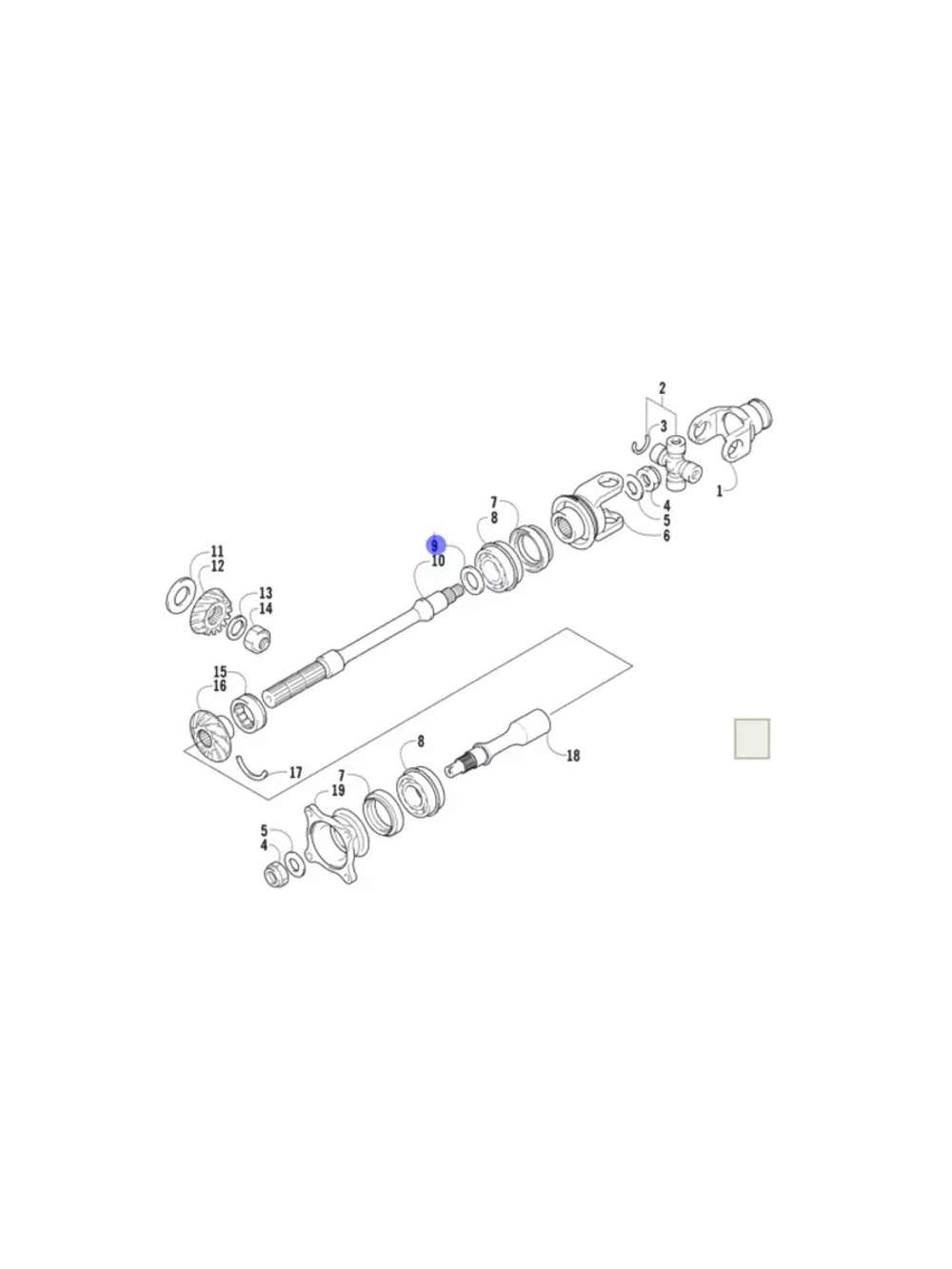 Шайба для квадроциклов 0828-024