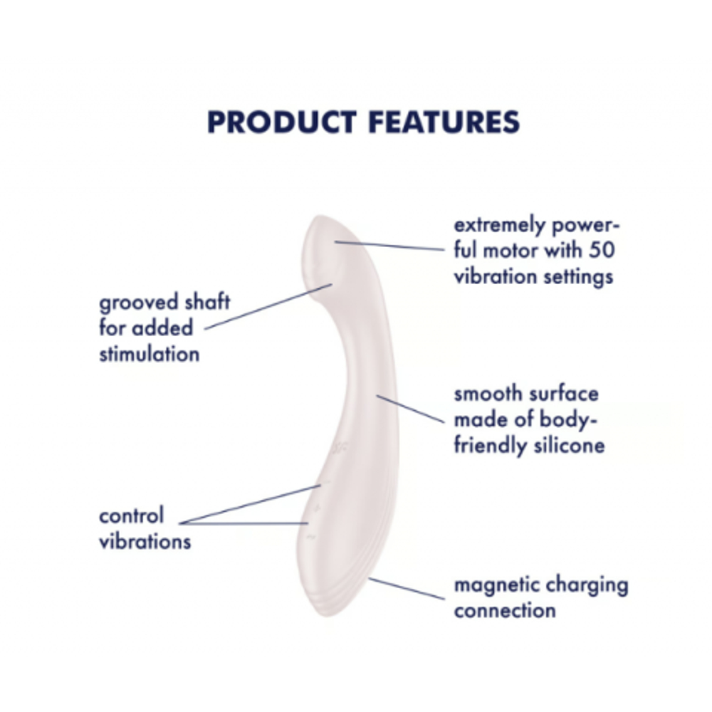 Вибратор-стимулятор точки G Satisfyer G-Force бежевый