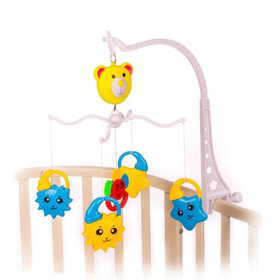 Карусель музыкальная для новорожденных коробка 286-3