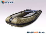 Лодка надувная моторная solar-420 strela jet tunnel