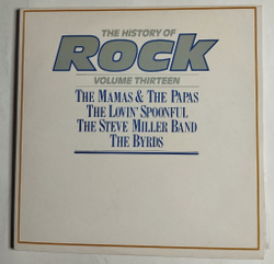 Винтажная виниловая пластинка LP Сборник The Mamas and The Papas, The Byrds The History Of Rock (UK 1983)