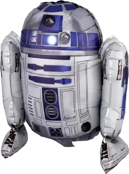 Шар (25""/64 см) Фигура, Звездные войны, R2-D2, 1 шт. в упак. Г21