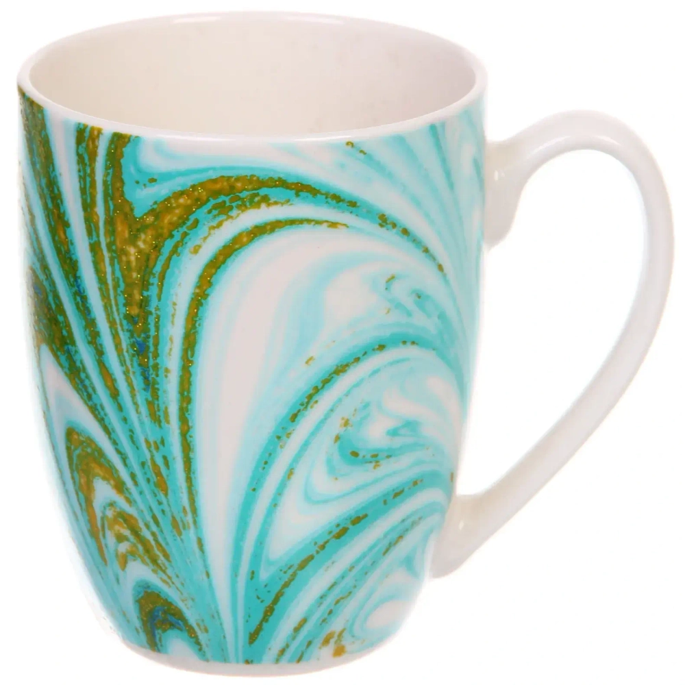 Кружка керамическая 350мл «Малахит»