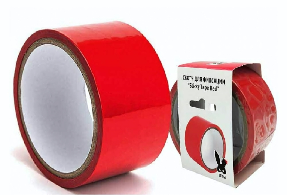 Скотч для фиксации Sticky tape Red красный