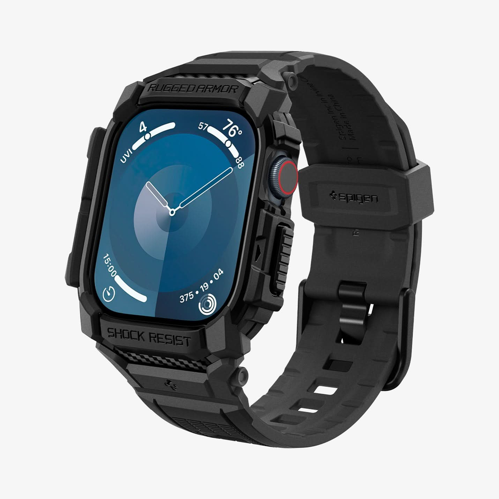 Ремешок Spigen Rugged Armor Pro Apple Watch 10 46mm - matte black