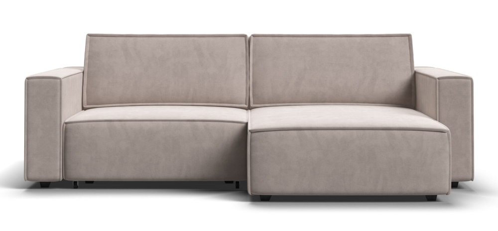 Угловой диван BOSS SOFT MODOOL велюр Monolit латте