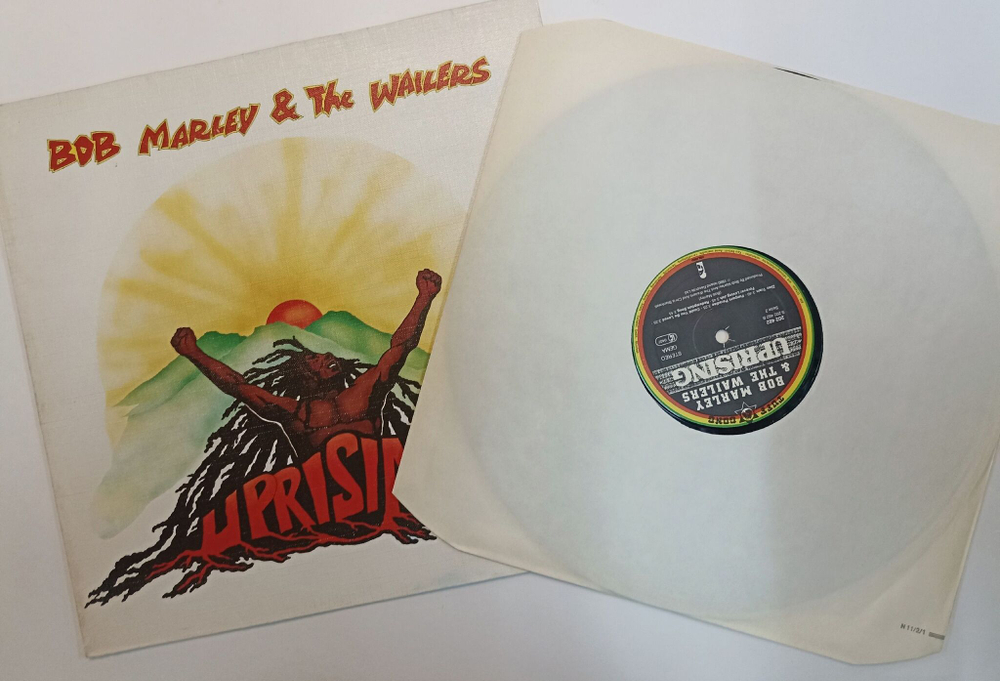 Винтажная виниловая пластинка Bob Marley and The Wailers Uprising (Germany 1980)