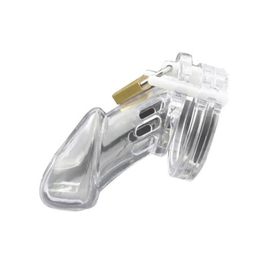 Насадка пояс верности мужская с замочком Blocker long прозрачный