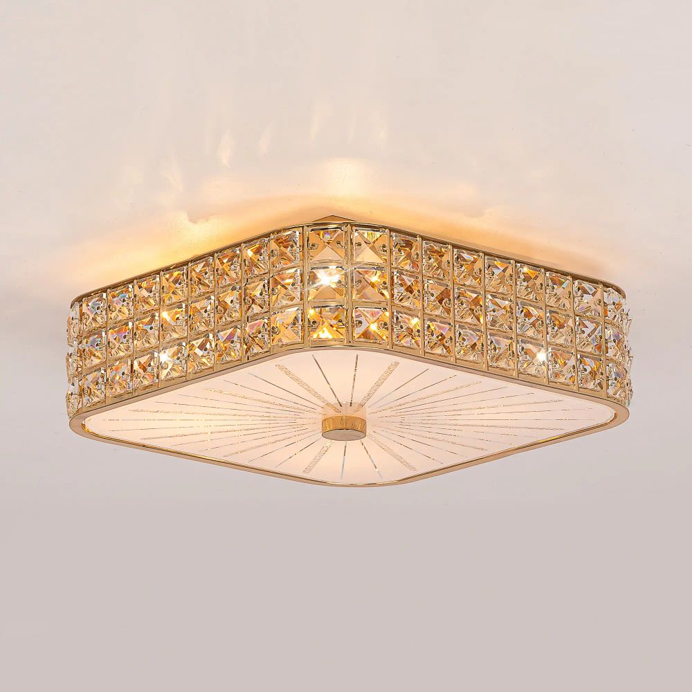 Citilux Портал CL324242 Люстра хрустальная Золото