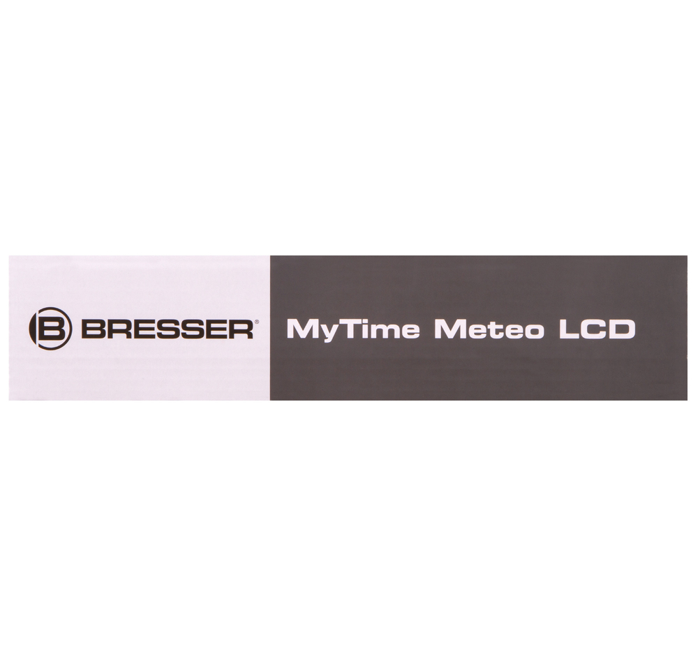 Часы настенные Bresser MyTime Meteotime LCD, серебристые