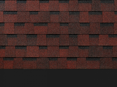 Ламинированная черепица Серия Dragon Europa, красный