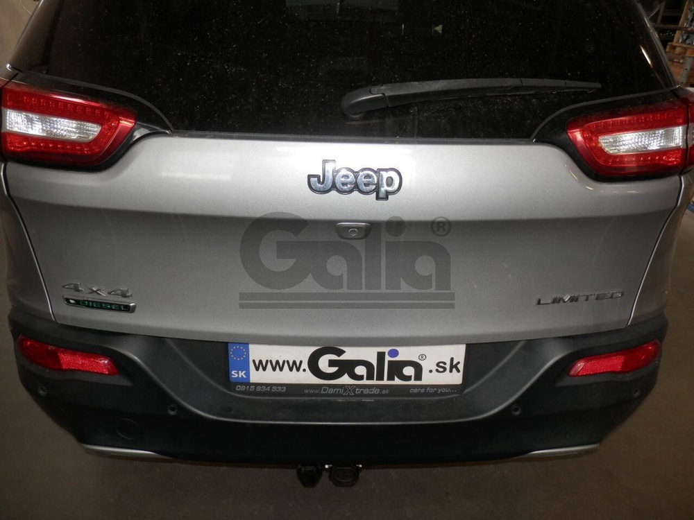 Оцинкованный фаркоп на Jeep Cherokee KL 2014-2018 (без электрики), Galia J013A