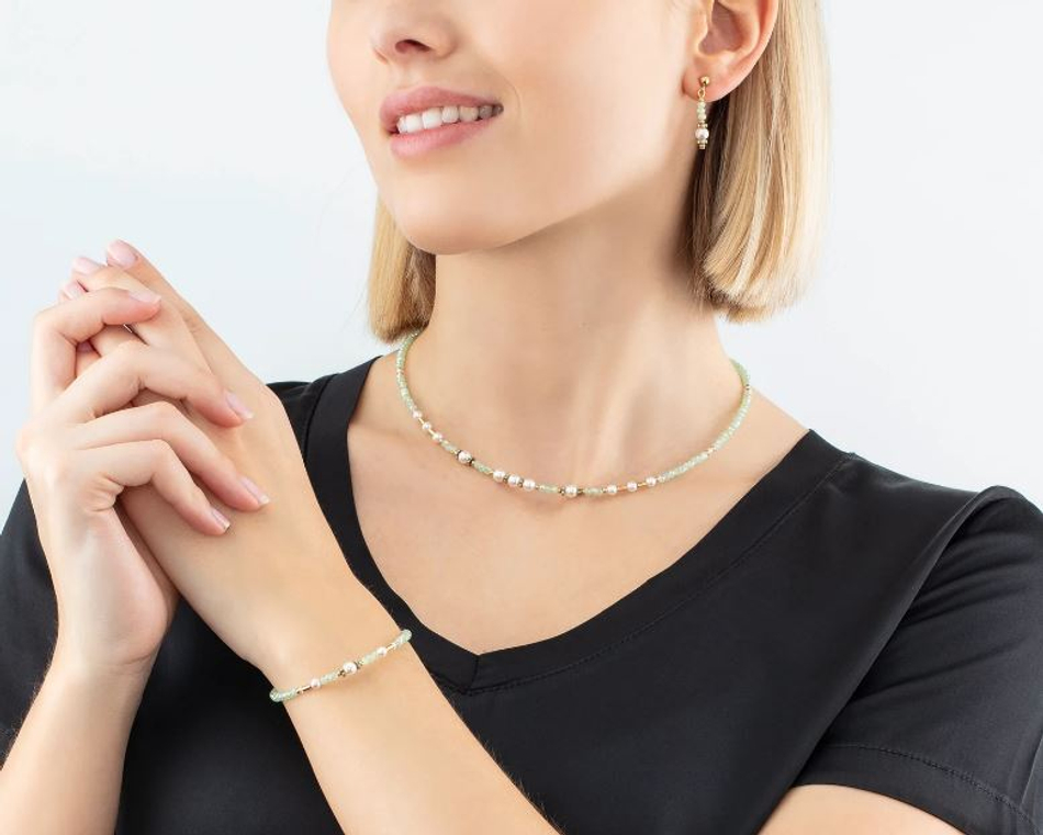 Серьги Coeur de Lion Light Green 4434/21-0520