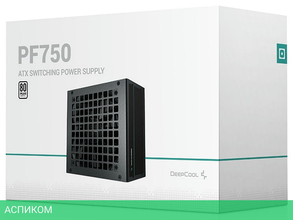Блок питания Deepcool GAMERSTORM PF750 750W Black (R-PF750D-HA0B-WDEU)