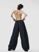 Брюки One Two Baggy Trousers черные