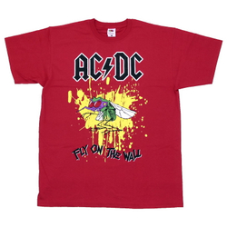 Футболка AC/DC Fly On The Wall красная (251)