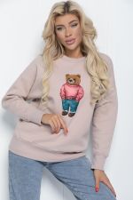 Свитшот "Тедди" (пыльная роза) Б7544 LT Collection