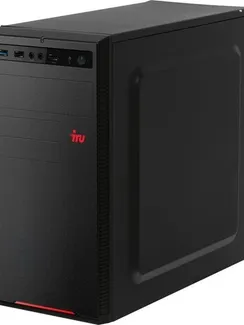 Компьютер IRU Home 310H5SE MT, G6405, 8Гб, SSD 120 Гб, UHDG 610, FDos, чёрный